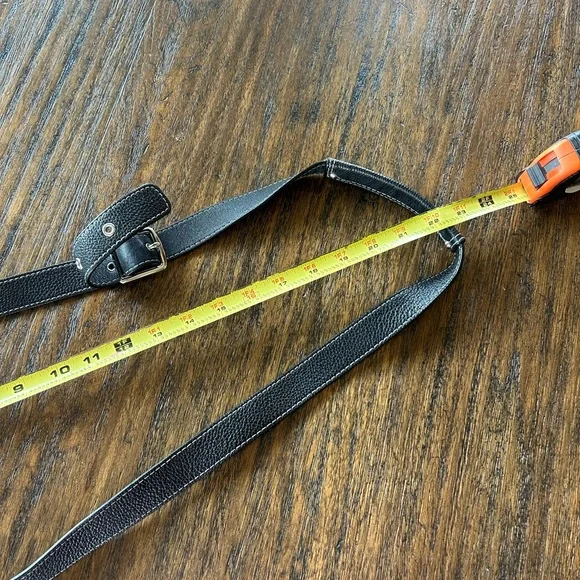 Coach Penelope Black Pebbled Leather Zipper Pockets Crossbody Bag - Picture 10 of 10